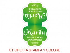 Etichette adesive per fioristi, fiorai e vivaisti (mm 47x27)  (cod87G)
